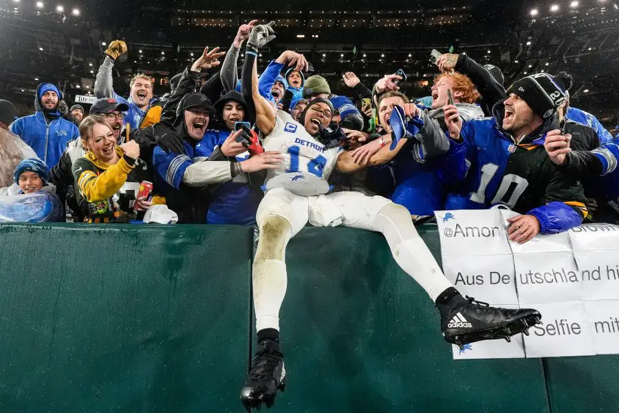 Syndication: Detroit Free Press Chicago Bears opponent Amon-Ra St. Brown