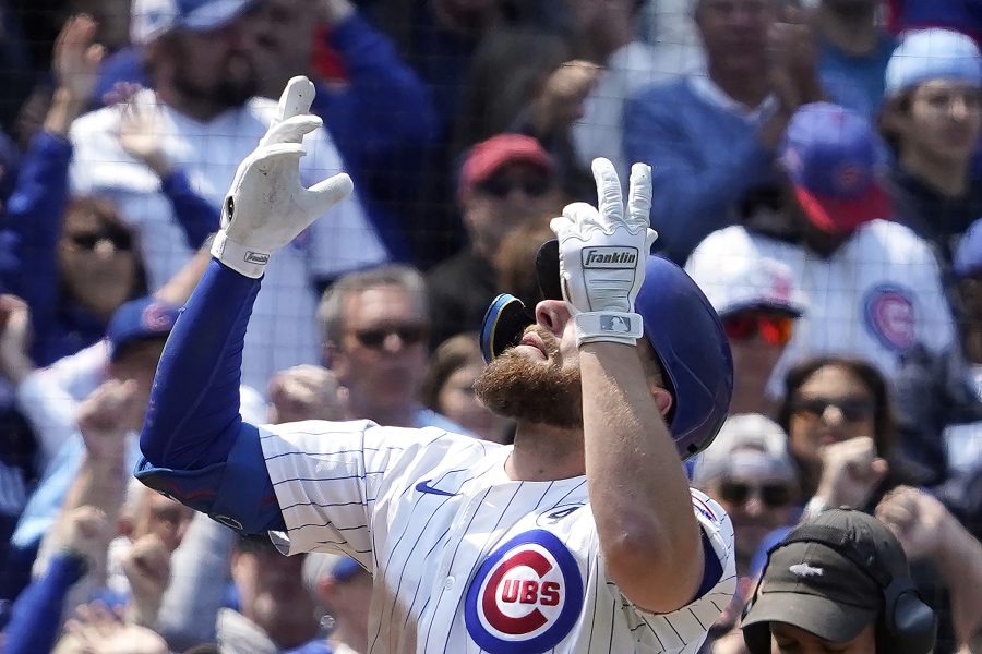 MLB: Cincinnati Reds at Chicago Cubs, Michael Busch