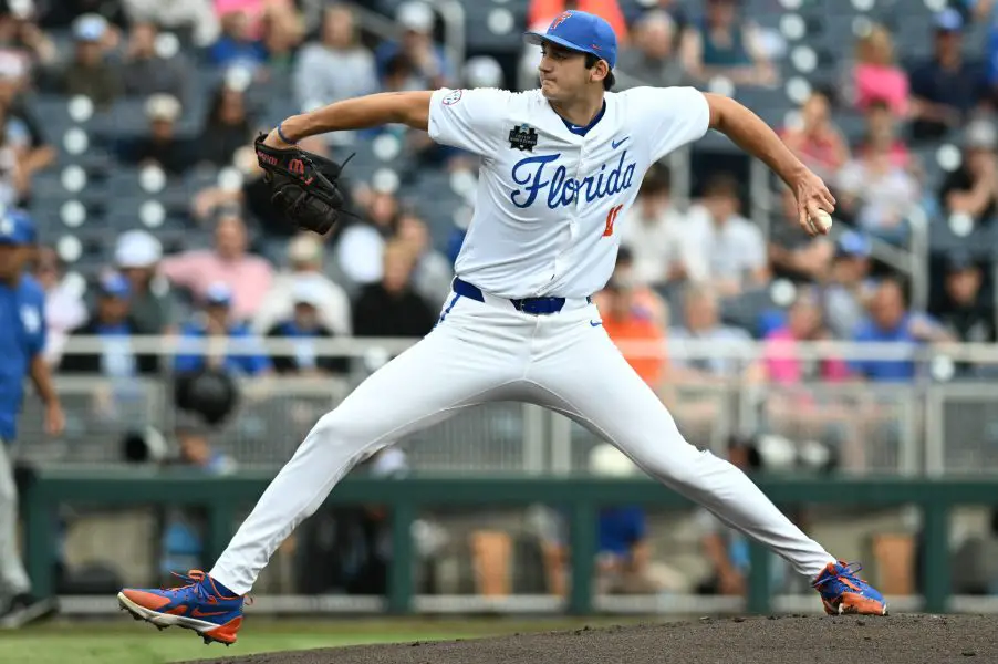 NCAA Baseball: College World Series Florida v Kentucky Chicago Cubs, Cubs News, Cubs MLB Draft, Pierce Coppola