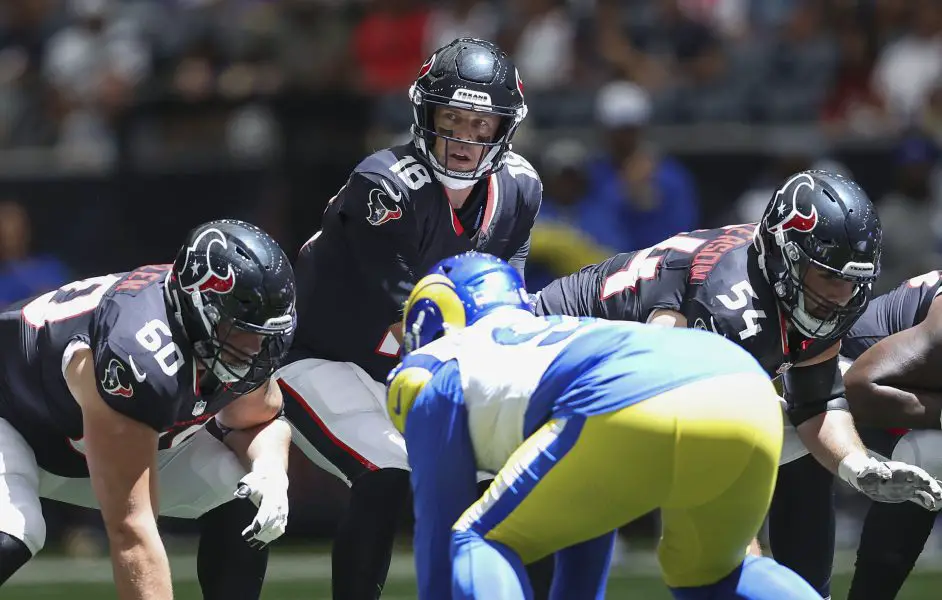 NFL: Los Angeles Rams at Houston Texans NFL: Los Angeles Rams at Houston Texans