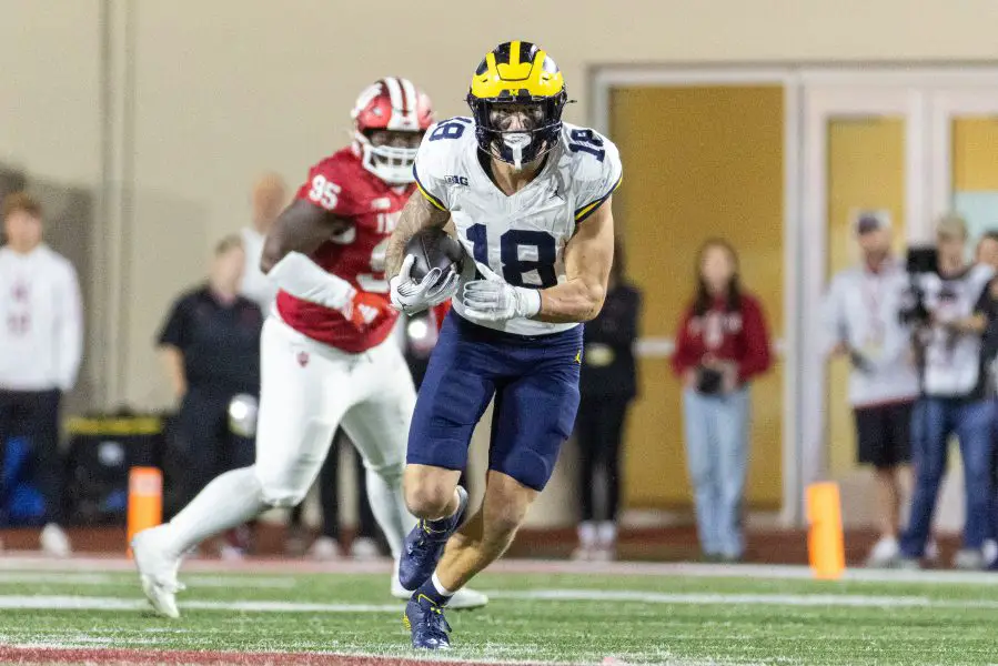 NCAA Football: Michigan at Indiana Colston Loveland will be consistently compared to fellow rookie tight end Tyler Warren through 2025, but the comparisons will be unfair.