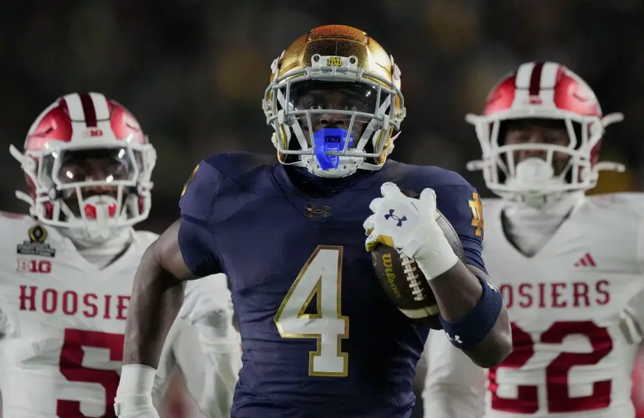 Potential Chicago Bears target Jeremiyah Love 