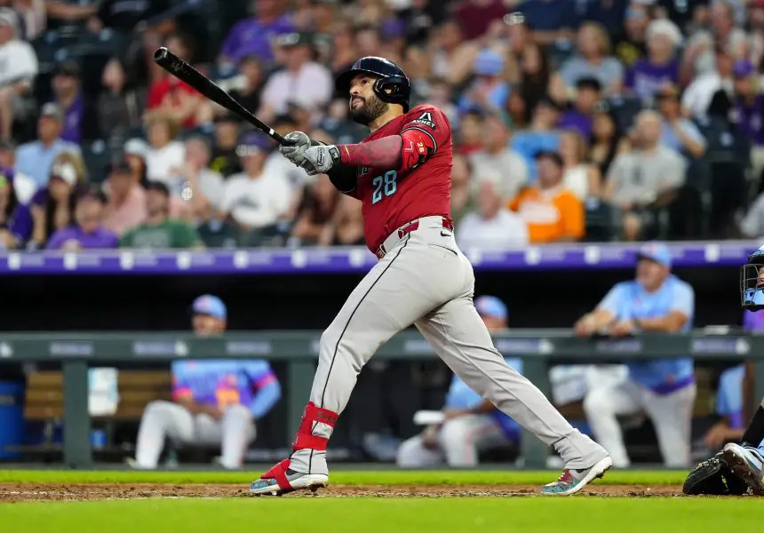 MLB: Arizona Diamondbacks at Colorado Rockies,Eugemio Suarez