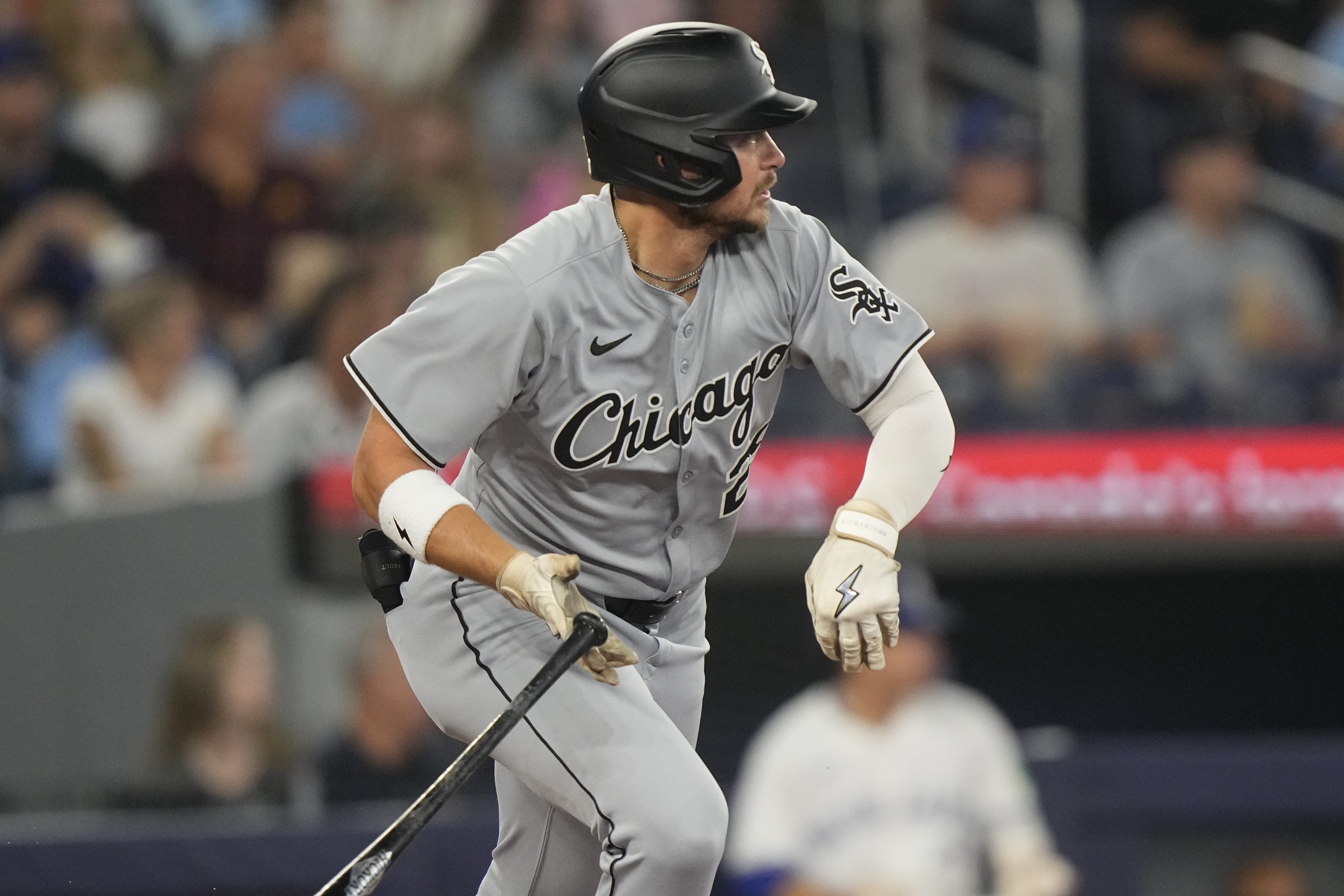 The Chicago White Sox place struggling first baseman on the IL, and add a hot bat
