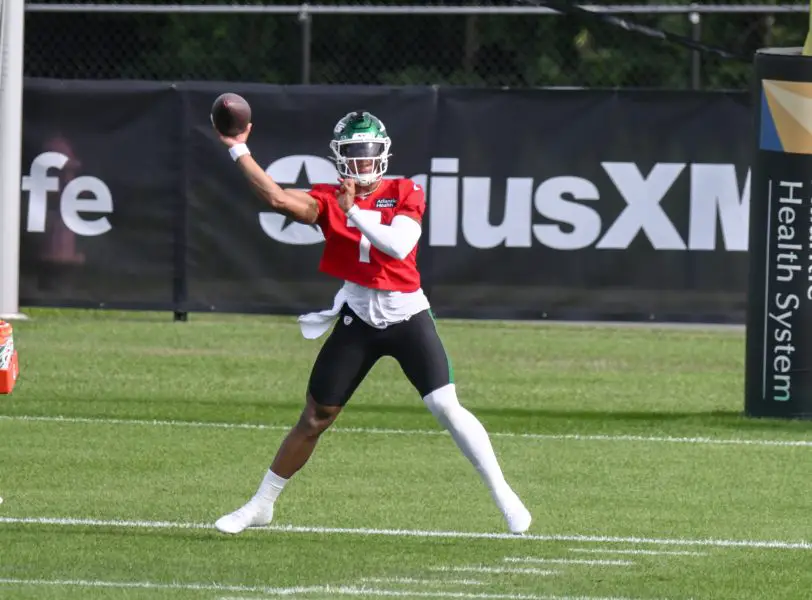 NFL: New York Jets Training Camp Former Chicago Bears quarterback Justin Fields