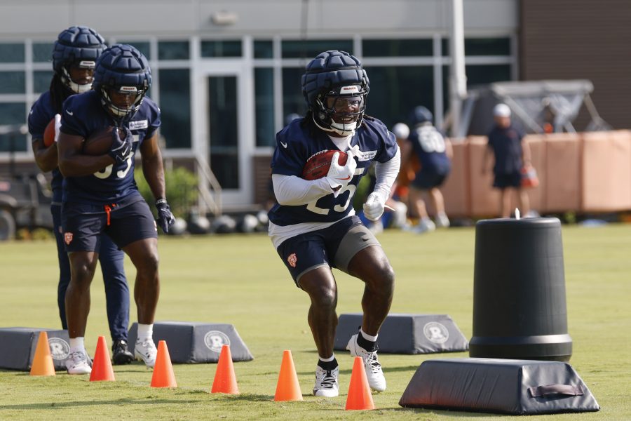 NFL: Chicago Bears Training Camp Chicago Bears Nahshon Wright