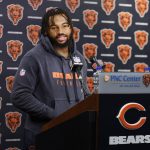 D'Andre Swift at Chicago Bears training camp
