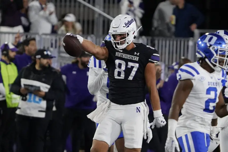 NCAA Football: Duke at Northwestern Chicago Bears Thomas Gordon