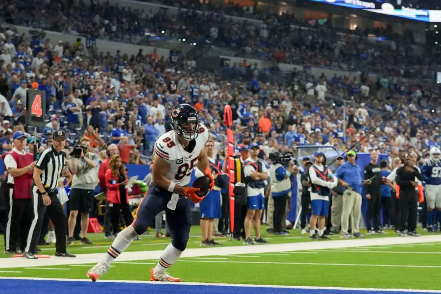 Syndication: The Indianapolis Star Cole Kmet was highly productive when he was sparingly used in 2024.