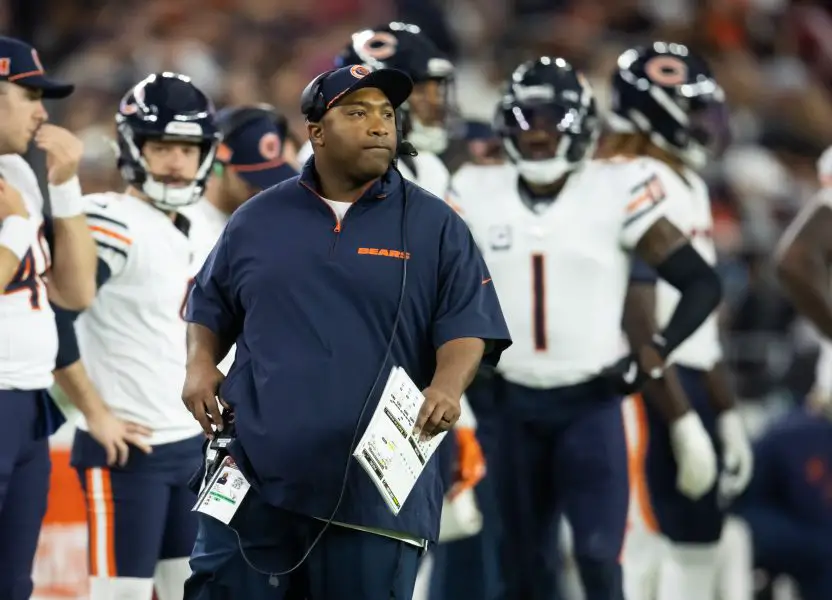 Chicago Bears special teams coordinator Richard Hightower 