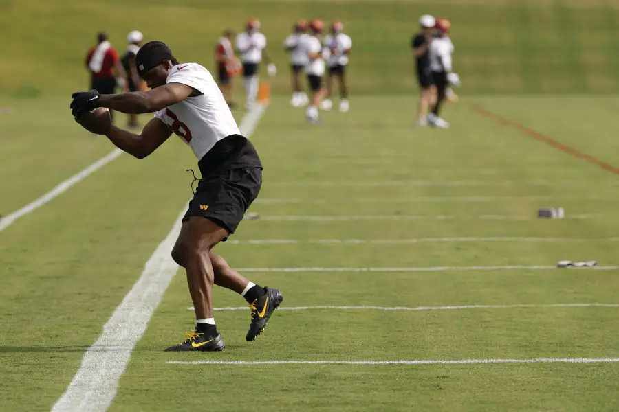 Potential Chicago Bears target Brian Robinson Jr 