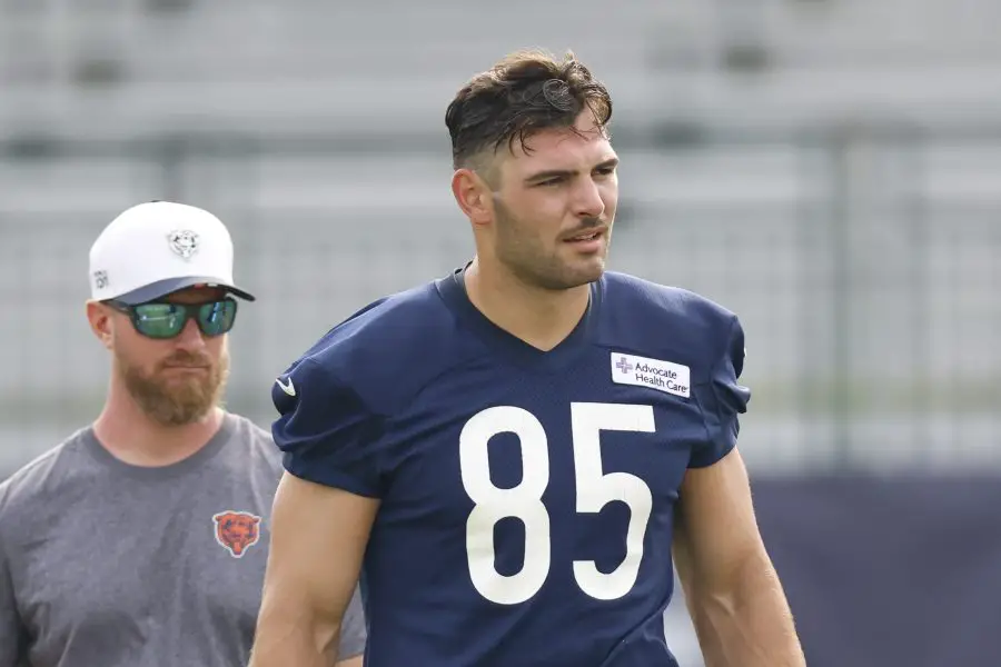 NFL: Chicago Bears Training Camp Chicago Bears Cole Kmet