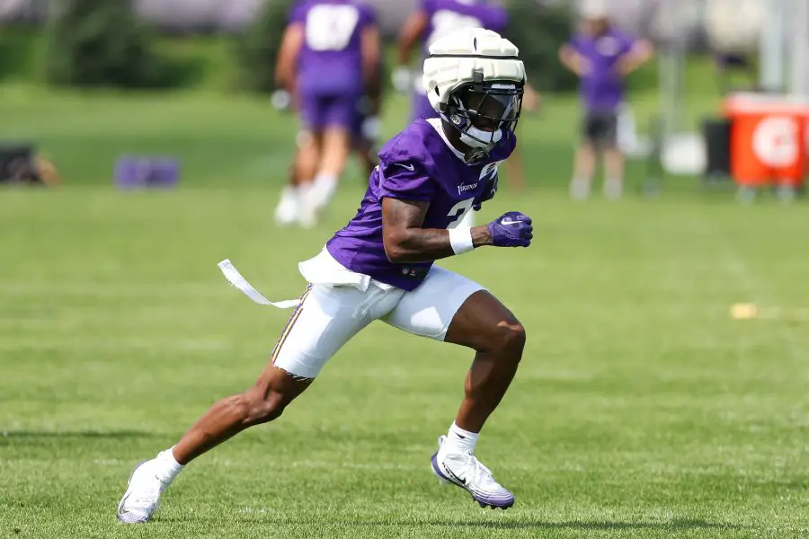 NFL: Minnesota Vikings Training Camp Chicago Bears opponent Jordan Addison
