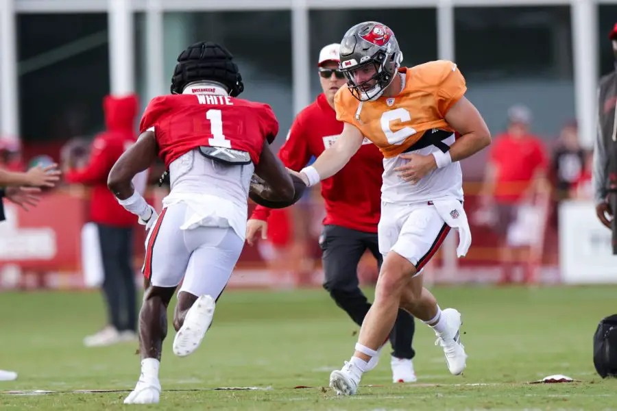 Potential Chicago Bears target Rachaad White 