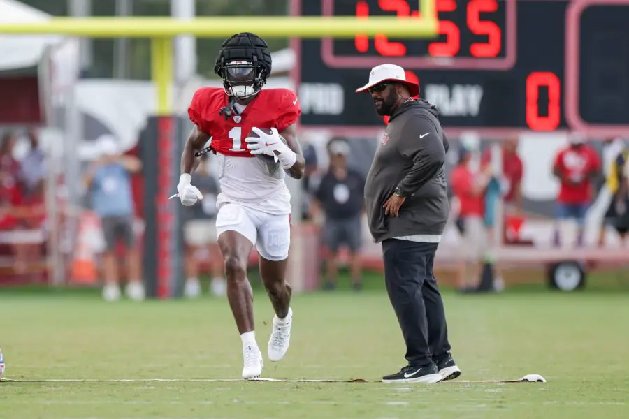 Potential Chicago Bears target Rachaad White 