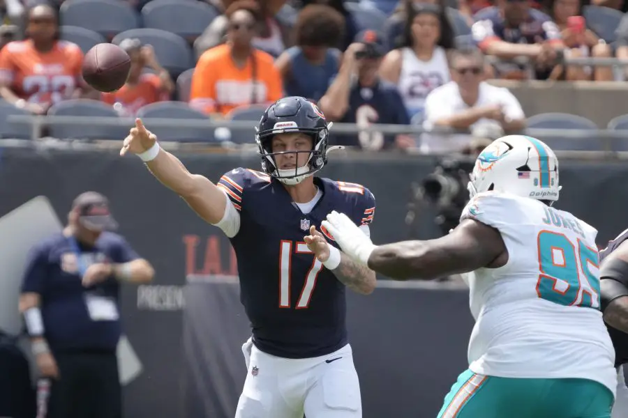 NFL: Miami Dolphins at Chicago Bears Chicago Bears Tyson Bagent