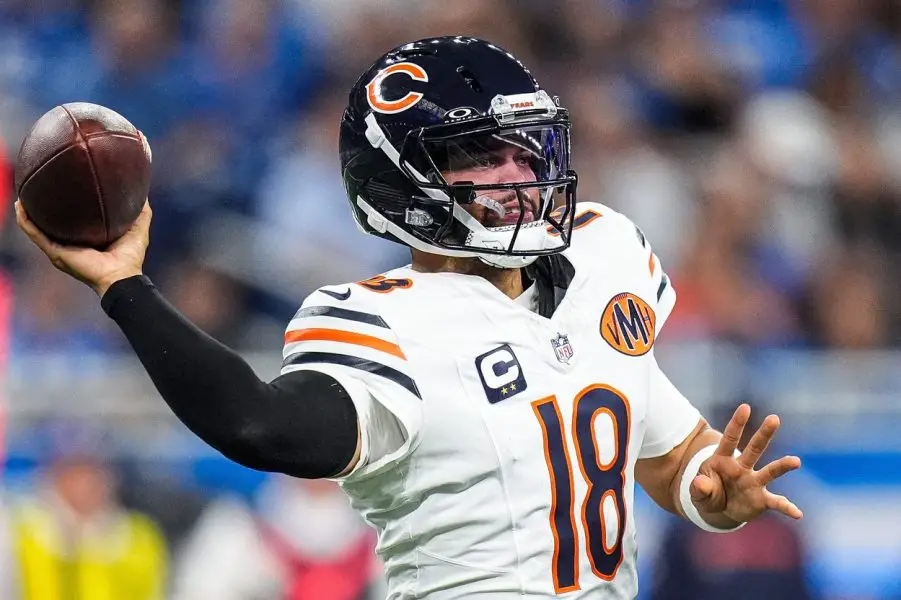 Chicago Bears quarterback Caleb Williams sends a message about going on to the next game.